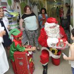 Papá Noel llevó su alegría y cariño a los pacientes del Hospital Materno Infantil de Tigre