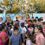 Junto a las familias de Las Tunas, Julio Zamora inauguró el renovado Paseo Callao
