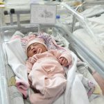 Zaira es la primera bebé del año de Malvinas Argentinas