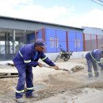 Benavídez: Julio Zamora recorrió la obra de la Escuela Secundaria N°36, próxima a inaugurarse