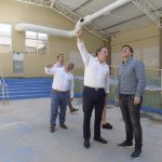 Se remodela la pileta del Hospital de Rehabilitación de Malvinas Argentinas