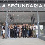 Julio Zamora y Agustina Vila inauguraron la Escuela Secundaria N°36 en el barrio El Prado de Benavídez