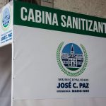 Cabinas sanitizantes en José C. Paz