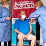 Vacunación a mayores de 60 en Pilar
