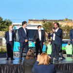 Sujarchuk presentó el programa Municipios de Pie junto a de Pedro, Magario y García