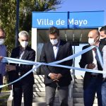 estación de ferrocarril de Villa de Mayo  El acto fue encabezado por Leo Nardini, Mario Meoni y Sergio Massa