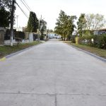 Nardini inauguró una nueva obra de pavimentación
