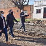 Nardini visitó un nuevo comienzo de obra en barrio El Sol