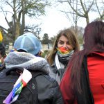 La concejala Gisela Zamora encabezó el izamiento de la bandera del Orgullo LGBTIQ+ en Tigre