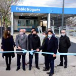 Leo Nardini y el ministro Guerrera inauguraron la cuarta estación renovada de Malvinas Argentinas