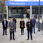Leo Nardini y el ministro Guerrera inauguraron la cuarta estación renovada de Malvinas Argentinas