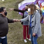 Gisela Zamora acompañó la culminación de la Semana del Orgullo LGBTIQ+ con la presentación de un mural en El Talar