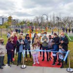 Juan Andreotti inauguró la renovación de la Plaza Infico