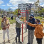 Juan Andreotti inauguró la renovación de la Plaza Infico