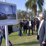 Julio y Gisela Zamora inauguraron la muestra fotográfica «Héroes Esenciales» en Tigre centro