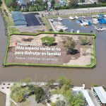 Juan Andreotti recorrió la ampliación del Parque Náutico: 2 hectáreas recuperadas frente al río