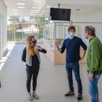 Juan Andreotti recorrió la última etapa de obra del nuevo Centro de Salud 31