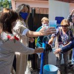 Malena Galmarini y Alberto Descalzo inauguraron una red de agua potable y firmaron un convenio para nuevas obras en Ituzaingó