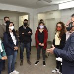 Noe Correa visitó la obra de renovación del Centro de Atención Primaria Santa María