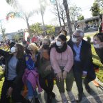 Julio Zamora y la concejala Gisela Zamora encabezaron el acto de reinauguración junto a vecinos y vecinas del barrio
