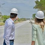 Galmarini y Andreotti recorrieron las nuevas obras viales sobre la ruta 197 que conectan Tigre y San Fernando