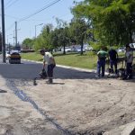 El Municipio de Tigre reacondiciona las dársenas de estacionamiento sobre Ruta 197