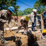 Malena Galmarini recorrió la obra cloacal que beneficiará a 8500vecinos del barrio Esperanza, en Tigre