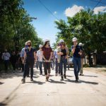 Malena Galmarini recorrió la obra cloacal que beneficiará a 8500vecinos del barrio Esperanza, en Tigre