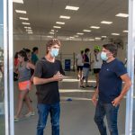 Juan Andreotti inauguró nuevos espacios deportivos para yoga, crossfit, indoor y más en el Poli N°1