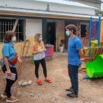 Juan Andreotti visitó la obra de renovación integral del Jardín N°922 de San Fernando