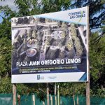 Noe Correa supervisó los avances de obra de la «Plaza Gregorio Lemos»