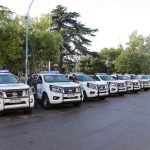 SE PRESENTARON NUEVOS MÓVILES Y OFICIALES DE LA POLICÍA BONAERENSE PARA MORENO