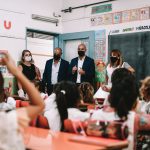 Beto Ramil inauguró el ciclo lectivo 2022 en una escuela pública del barrio Lambertuchi de Belén de Escobar