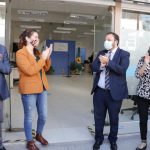 Mariel Fernández, junto al subsecretario de Articulación Territorial, Gerardo Girón; el jefe de la Agencia Territorial, Mariano Sánches y la Subsecretaría de Formación Profesional del Ministerio de Trabajo, inauguraron la Agencia Territorial Moreno.