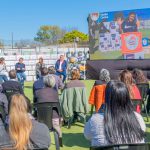 Juan Andreotti y Juan Zabaleta entregaron 60 kits de costura a emprendedores