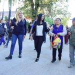 Noe Correa y los vecinos del barrio “Teniente 1ro Ibáñez” realizaron el corte de cinta oficial en la apertura de la nueva obra integral.