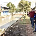Noe Correa visitó un nuevo comienzo de obra en Los Polvorines