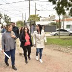 Noe Correa supervisó la obra de la nueva cisterna, en la ciudad de Grand Bourg