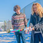 Juan Andreotti inauguró una nueva cancha de hockey con figuras de Los Leones y Las Leonas