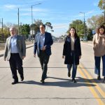 Mariel Fernández y Gabriel Katopodis inauguraron la renovación integral de la Avenida Mitre