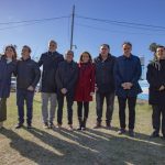Malena Galmarini, Gabriel Katopodis y Javier Osuna inauguraron una obra de agua potable y firmaron un convenio de colaboración técnica con el municipio de Gral. Las Heras