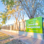 Juan Andreotti recorrió la obra de una nueva Central de Emergencias San Fernando