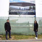 Noe Correa y Leo Nardini visitaron la obra del futuro polideportivo de Ing. Adolfo Sourdeaux