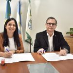 Noe Correa firmó un convenio con el INTI