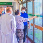 Juan Andreotti recorrió el inicio de la obra renovación y ampliación del Hospital Provincial Cordero