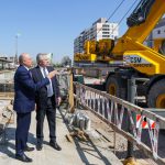 Alberto Fernández recorrió las obras que permitirán extender el tren Belgrano Sur hasta Constitución