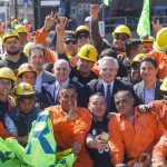 Alberto Fernández recorrió las obras que permitirán extender el tren Belgrano Sur hasta Constitución