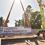 Nueva etapa de la construcción del paso bajo nivel «Viaducto Papa Francisco»