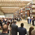 Noe Correa, estuvo presente en la inauguración de un nuevo Centro de Distribución de la empresa Carrefour, en el Parque Industrial de la ciudad de Tortuguitas.