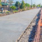 Juan Andreotti y Gabriel Katopodis recorrieron la obra de apertura y conexión de la calle Maipú en San Fernando